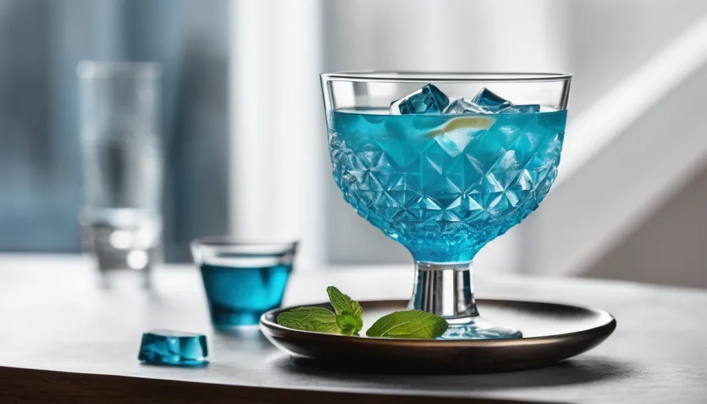 Blue Motorcycle drink