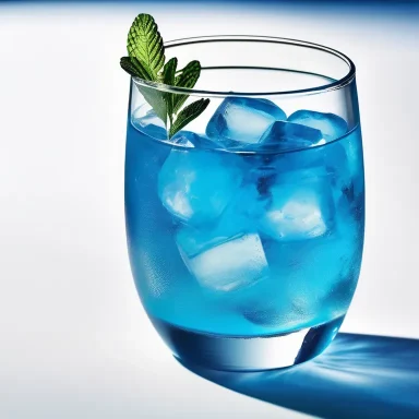 Blue Motorcycle drink