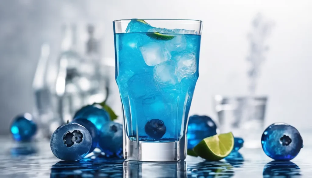 Blue Motorcycle drink