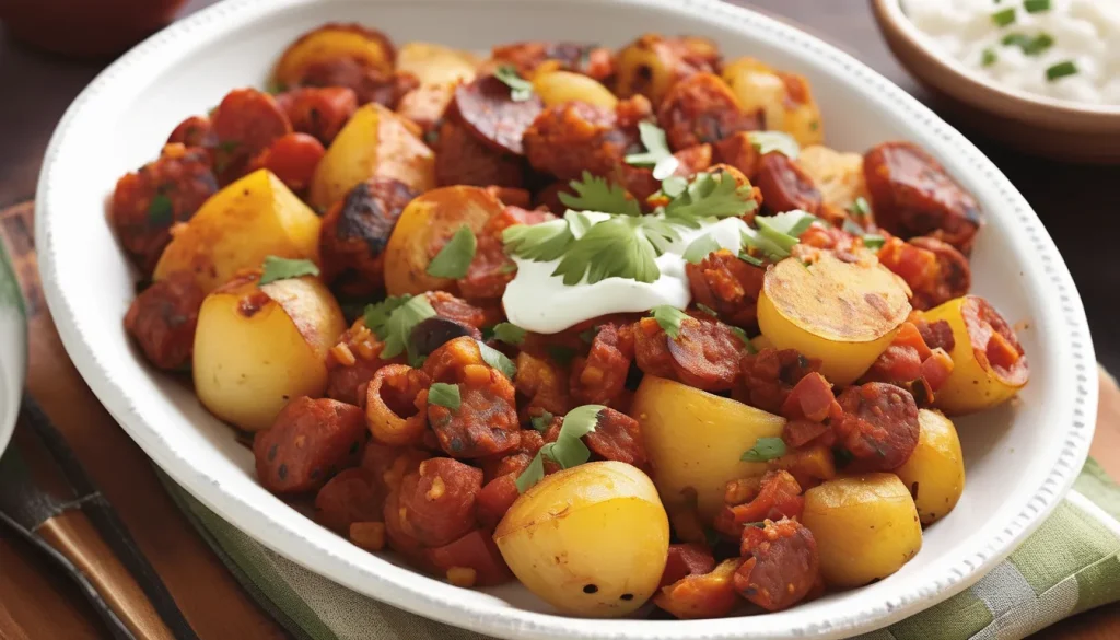 Papas con Chorizo Recipe