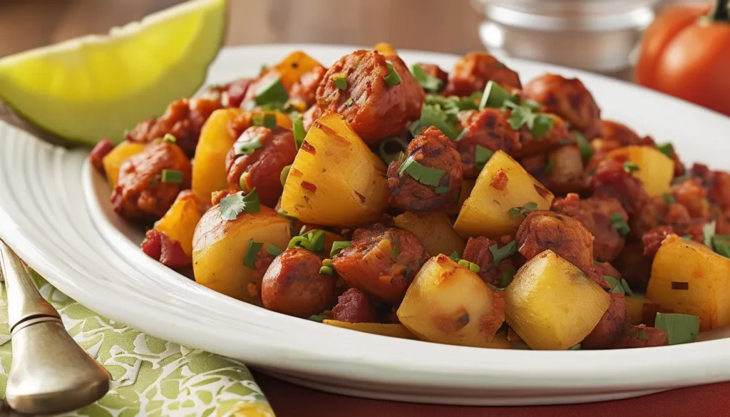 Papas con Chorizo Recipe