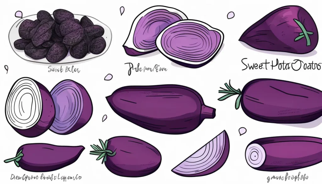 Purple sweet potato Recipe