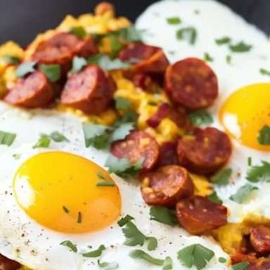 Chorizo and Eggs